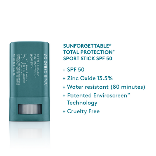 Colorescience Total Protection Sport Stick SPF 50 Sunscreen - Renew Wellness & Aesthetics
