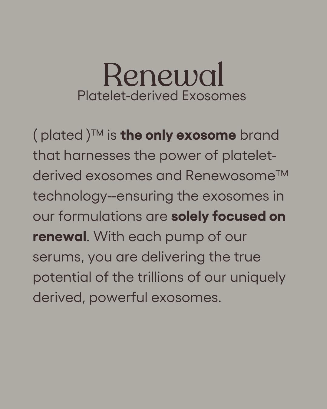 Plated Daily Exosome Serum - Renew Wellness & Aesthetics