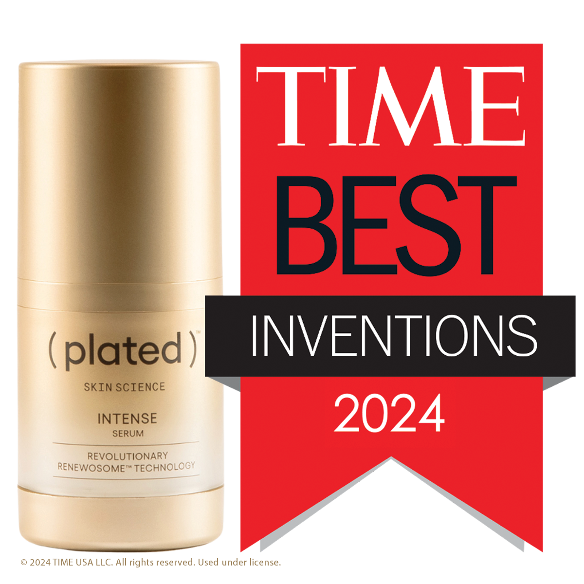 Plated Skin Science Intense Serum, Exosome Growth Factor Serum