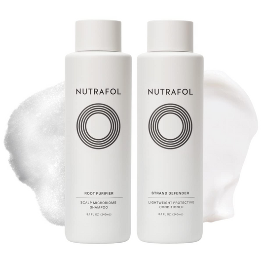 Nutrafol Root Purifier Shampoo + Nutrafol Stand Defender Conditioner Bundle