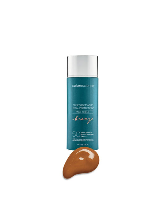 Colorescience Sunforgettable Total Protection Face Shield Bronze SPF 50Sunscreen - Renew Wellness & Aesthetics