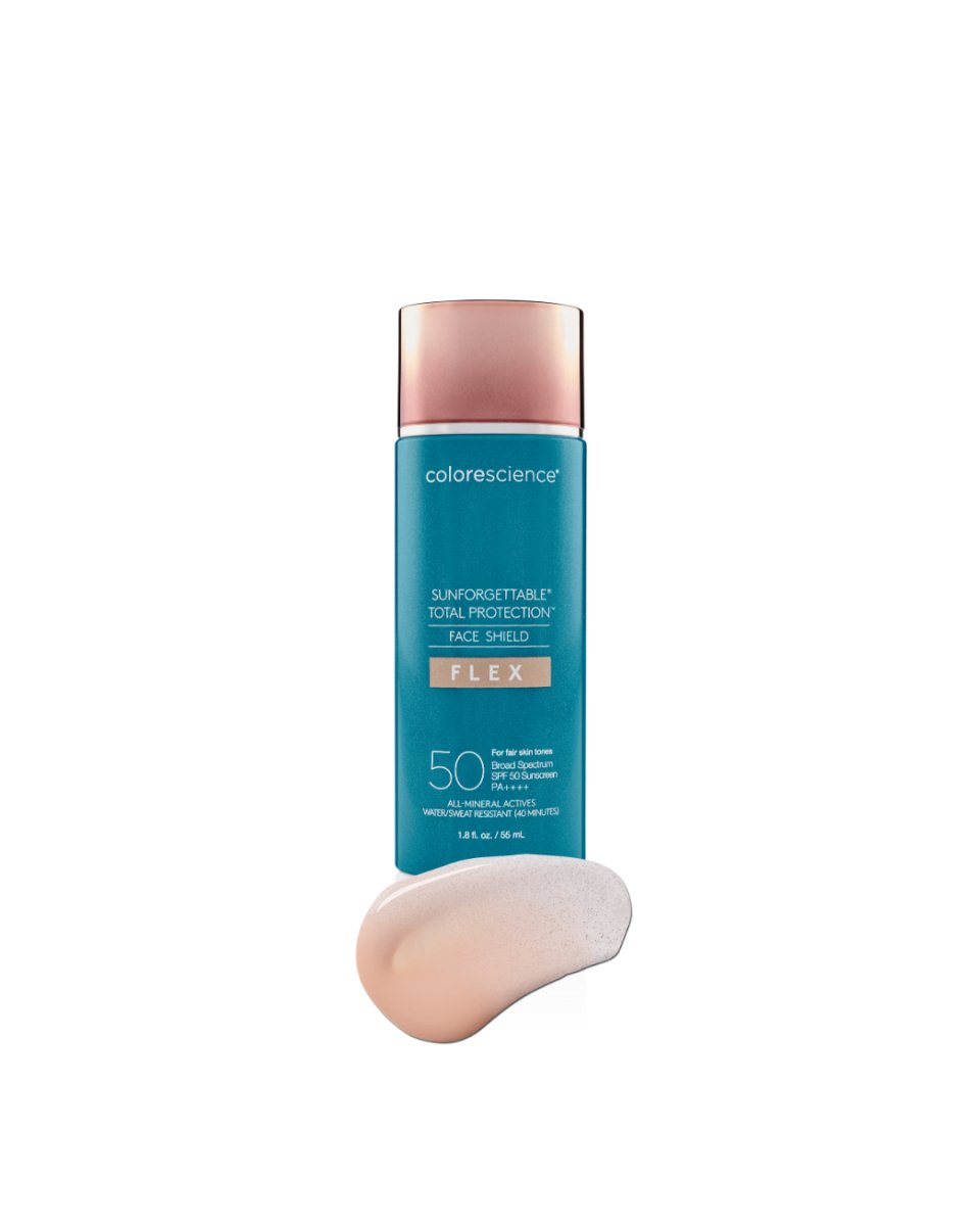 Colorescience Total Protection Face Shield Flex SPF 50, All - Mineral SunscreenSunscreen - Renew Wellness & Aesthetics