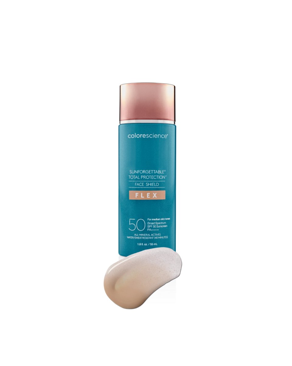 Colorescience Total Protection Face Shield Flex SPF 50, All - Mineral SunscreenSunscreen - Renew Wellness & Aesthetics