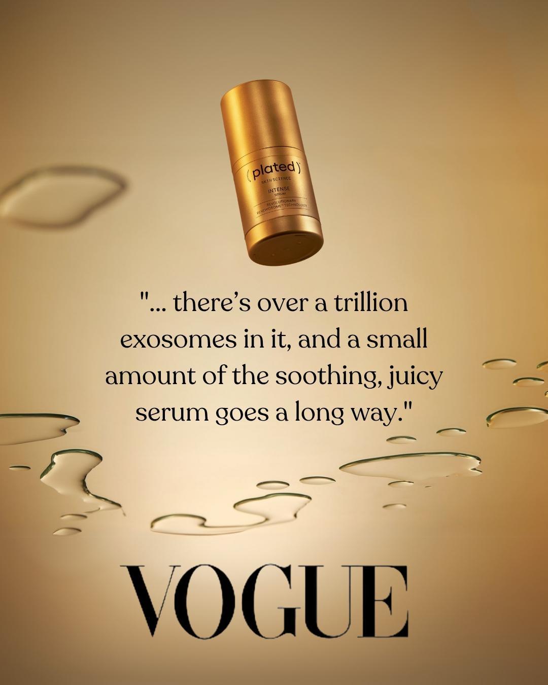 Plated Skin Science Intense Serum, Exosome Growth Factor Serum - Renew Wellness & Aesthetics 