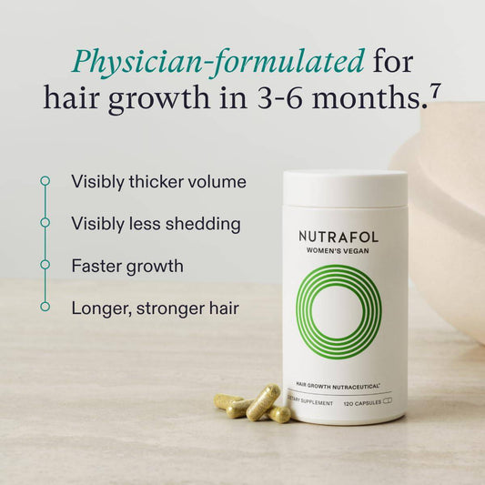 Nutrafol Women's Vegan Hair Growth Supplements, Plant-based, Ages 18-44 -  3 Month Supply - Renew Wellness & Aesthetics